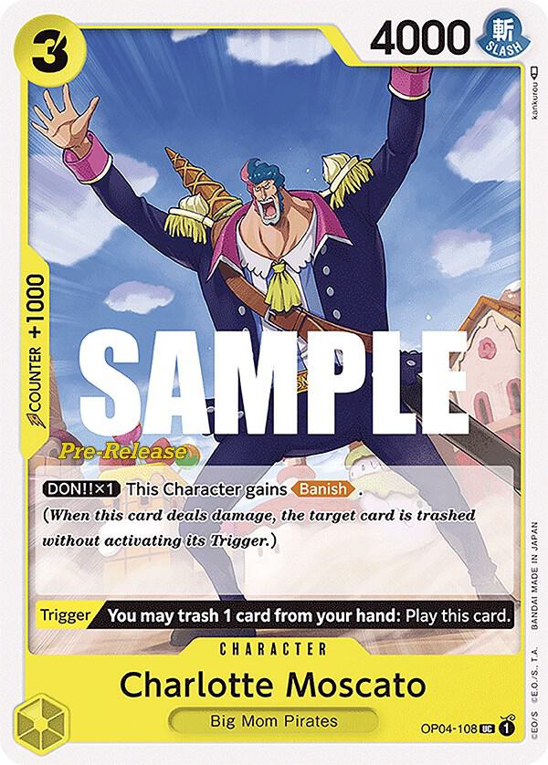Charlotte Moscato, Kingdoms of Intrigue Pre-Release Cards OP04-108