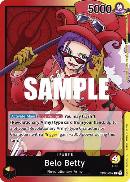 Belo Betty (002), Awakening of the New Era OP05-002