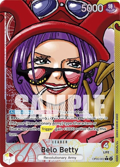 Belo Betty (002) (Alternate Art), Awakening of the New Era OP05-002