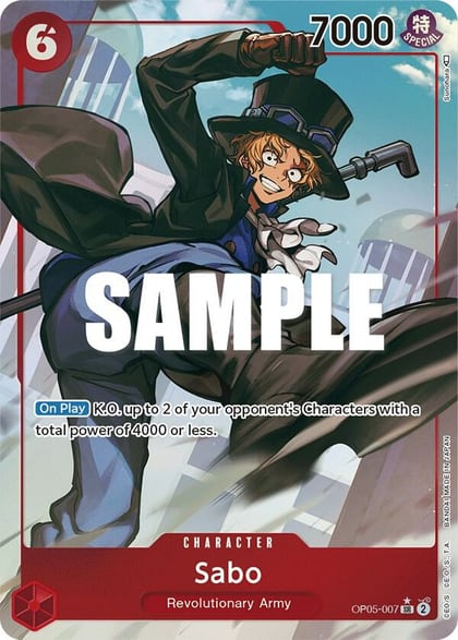 Sabo (007) (Alternate Art), Awakening of the New Era OP05-007