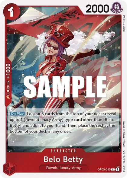 Belo Betty (015), Awakening of the New Era OP05-015
