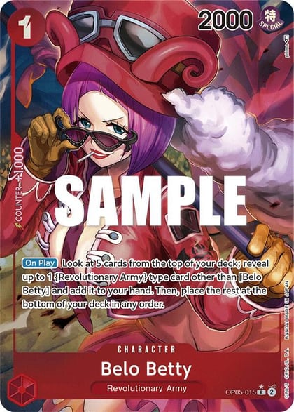 Belo Betty (015) (Alternate Art), Awakening of the New Era OP05-015