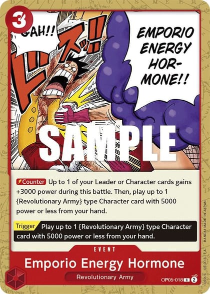 Emporio Energy Hormone, Awakening of the New Era OP05-018