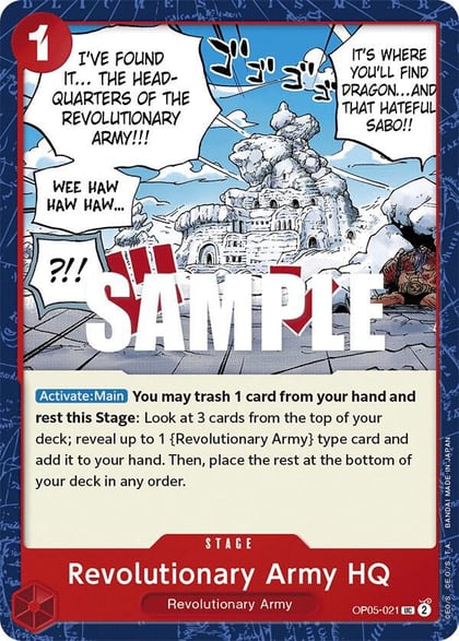Revolutionary Army HQ, Awakening of the New Era OP05-021