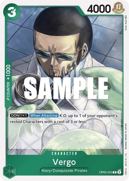 Vergo, Awakening of the New Era OP05-023