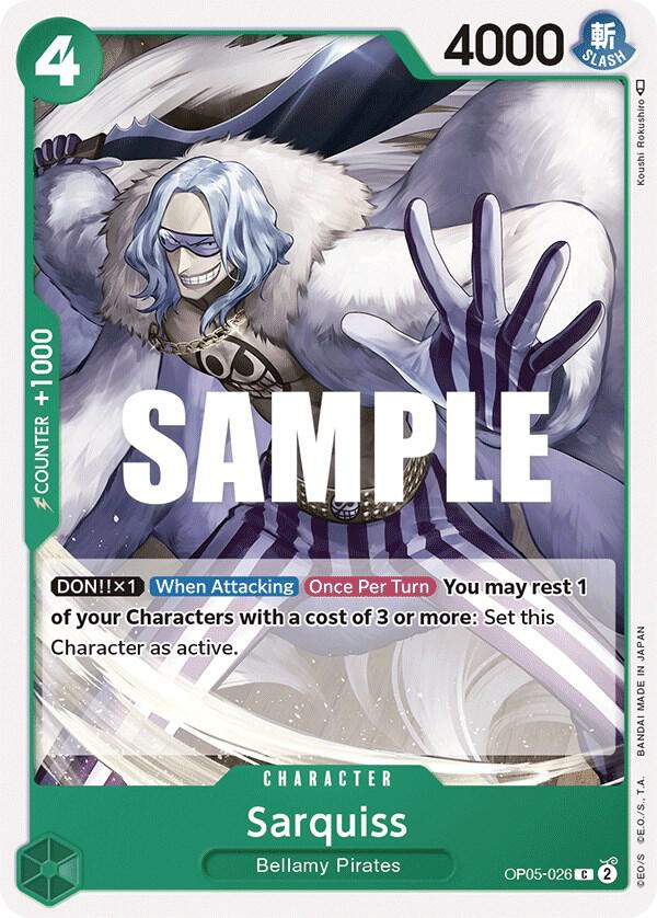 Sarquiss, Awakening of the New Era OP05-026