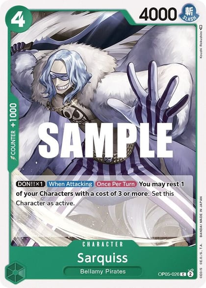 Sarquiss, Awakening of the New Era OP05-026