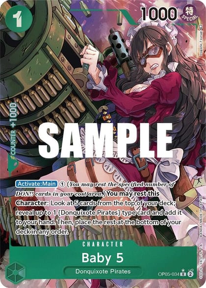 Baby 5 (034) (Alternate Art), Awakening of the New Era OP05-034