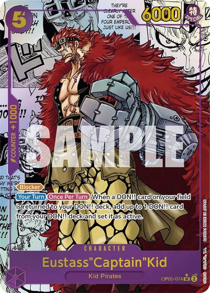 Eustass"Captain"Kid (Alternate Art) (Manga), Awakening of the New Era OP05-074