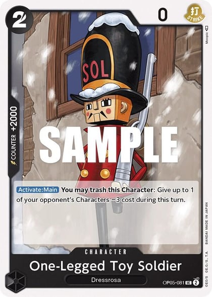 One-Legged Toy Soldier, Awakening of the New Era OP05-081