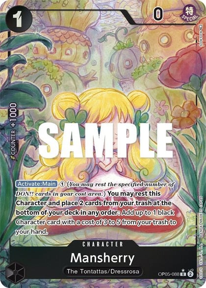 Mansherry (Alternate Art), Awakening of the New Era OP05-088