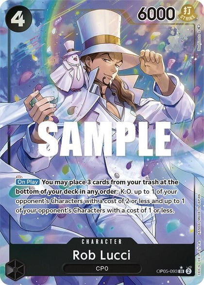 Rob Lucci (093) (Alternate Art), Awakening of the New Era OP05-093