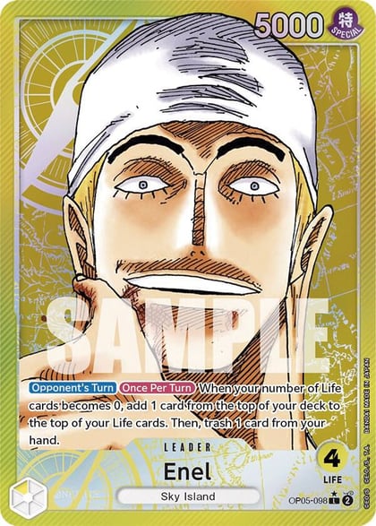 Enel (098) (Alternate Art), Awakening of the New Era OP05-098