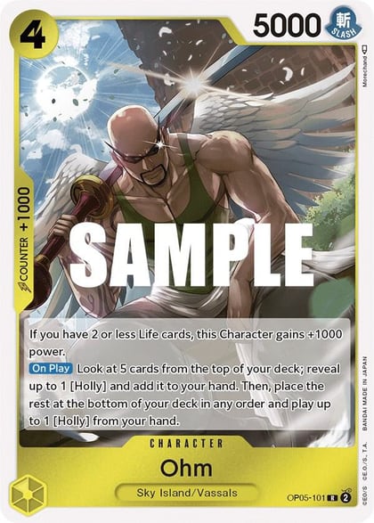 Ohm, Awakening of the New Era OP05-101