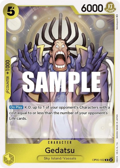 Gedatsu, Awakening of the New Era OP05-102