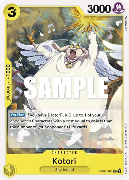 Kotori, Awakening of the New Era OP05-103