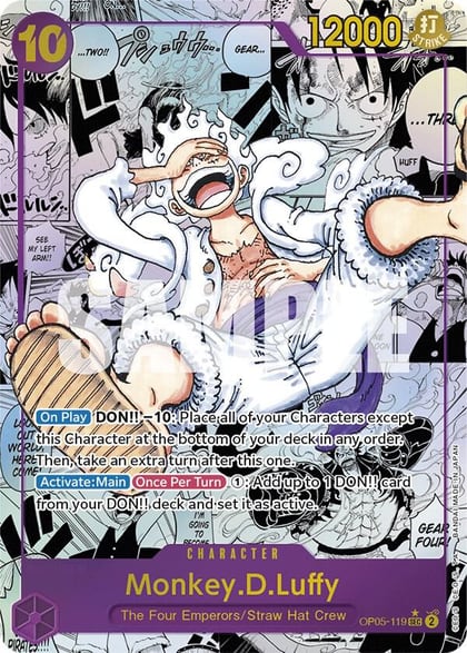 Monkey.D.Luffy (119) (Alternate Art) (Manga), Awakening of the New Era OP05-119