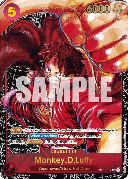 Monkey.D.Luffy (012) (Alternate Art), Awakening of the New Era ST01-012