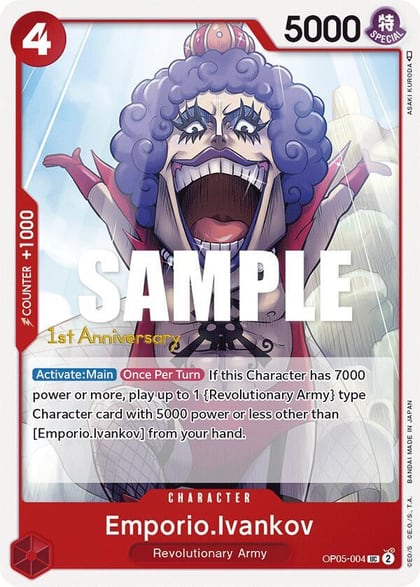 Emporio.Ivankov, Awakening of the New Era: 1st Anniversary Tournament Cards OP05-004