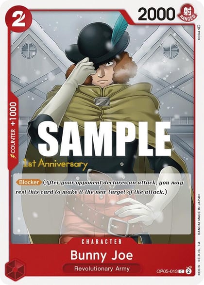 Bunny Joe, Awakening of the New Era: 1st Anniversary Tournament Cards OP05-013