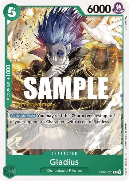 Gladius, Awakening of the New Era: 1st Anniversary Tournament Cards OP05-025