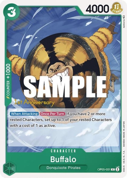 Buffalo, Awakening of the New Era: 1st Anniversary Tournament Cards OP05-031