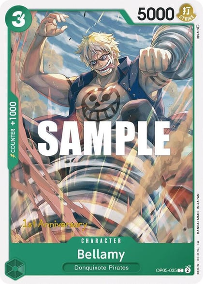 Bellamy, Awakening of the New Era: 1st Anniversary Tournament Cards OP05-035