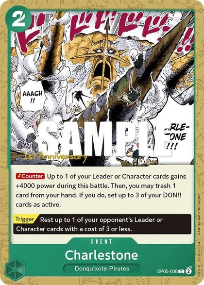Charlestone, Awakening of the New Era: 1st Anniversary Tournament Cards OP05-038