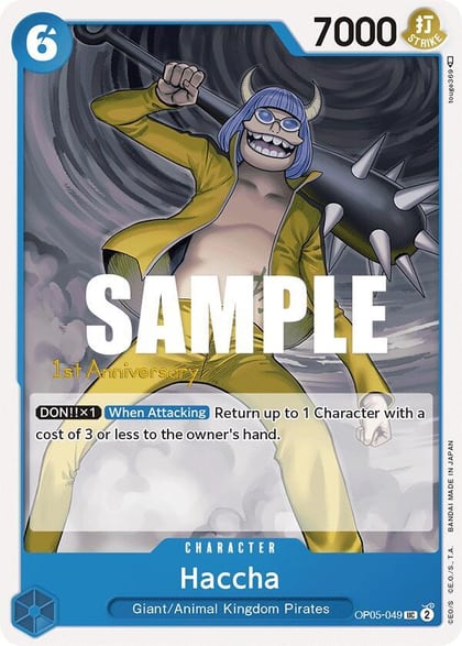 Haccha, Awakening of the New Era: 1st Anniversary Tournament Cards OP05-049