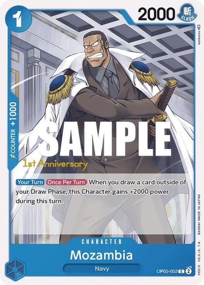 Mozambia, Awakening of the New Era: 1st Anniversary Tournament Cards OP05-053