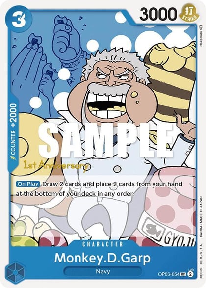 Monkey.D.Garp, Awakening of the New Era: 1st Anniversary Tournament Cards OP05-054
