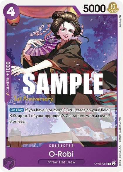 O-Robi, Awakening of the New Era: 1st Anniversary Tournament Cards OP05-063