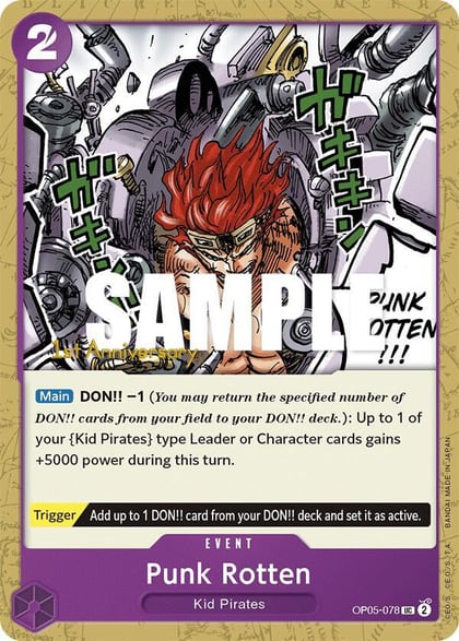 Punk Rotten, Awakening of the New Era: 1st Anniversary Tournament Cards OP05-078