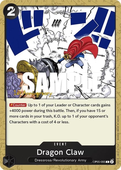 Dragon Claw, Awakening of the New Era: 1st Anniversary Tournament Cards OP05-095