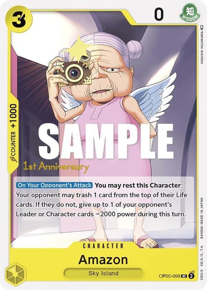 Amazon, Awakening of the New Era: 1st Anniversary Tournament Cards OP05-099