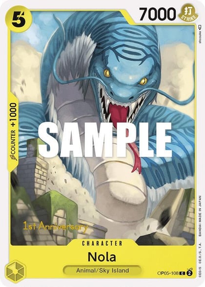 Nola, Awakening of the New Era: 1st Anniversary Tournament Cards OP05-108
