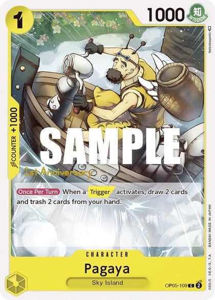 Pagaya, Awakening of the New Era: 1st Anniversary Tournament Cards OP05-109