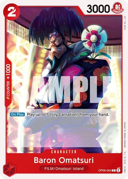 Baron Omatsuri, Wings of the Captain OP06-004