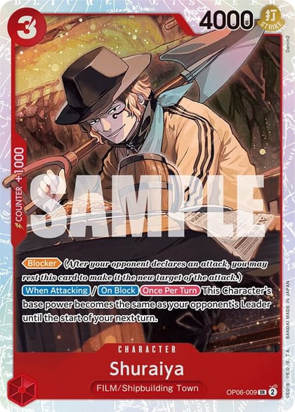 Shuraiya, Wings of the Captain OP06-009