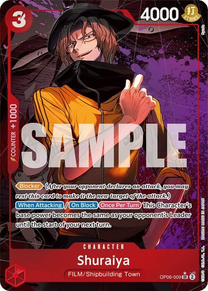 Shuraiya (Alternate Art), Wings of the Captain OP06-009