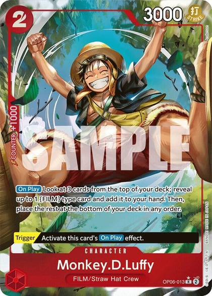 Monkey.D.Luffy (Alternate Art), Wings of the Captain OP06-013