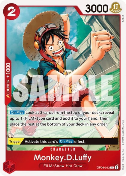 Monkey.D.Luffy, Wings of the Captain OP06-013