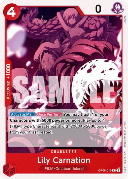 Lily Carnation, Wings of the Captain OP06-015