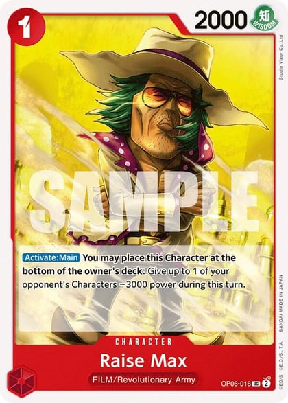 Raise Max, Wings of the Captain OP06-016