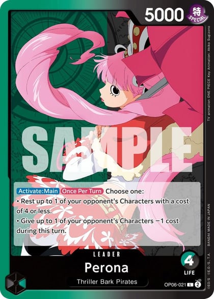 Perona (021), Wings of the Captain OP06-021