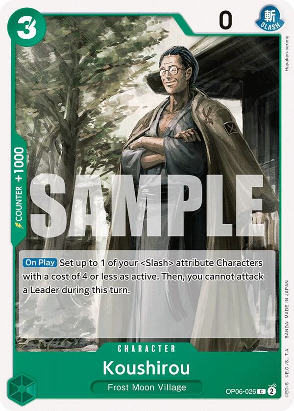 Koushirou, Wings of the Captain OP06-026
