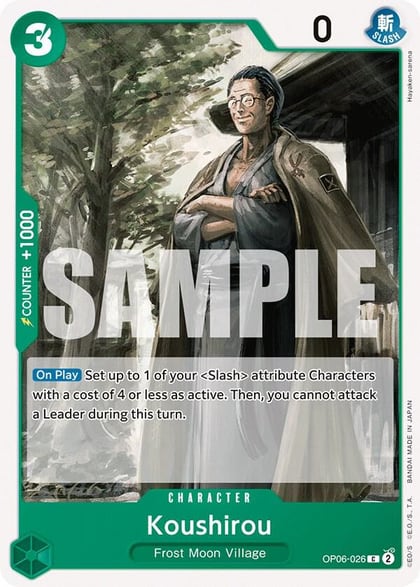 Koushirou, Wings of the Captain OP06-026