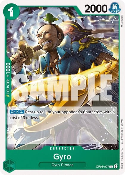 Gyro, Wings of the Captain OP06-027