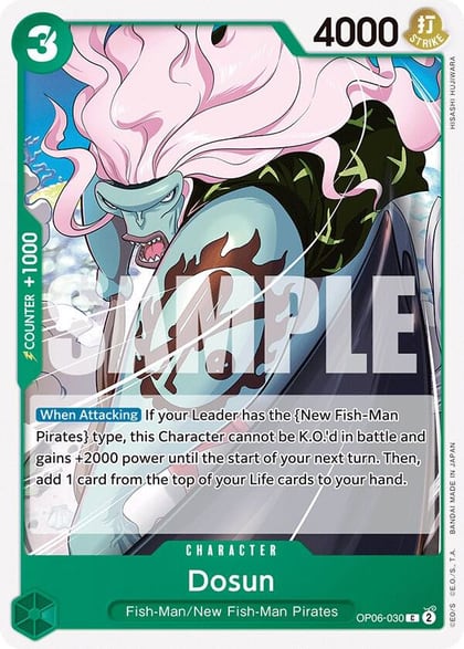 Dosun, Wings of the Captain OP06-030