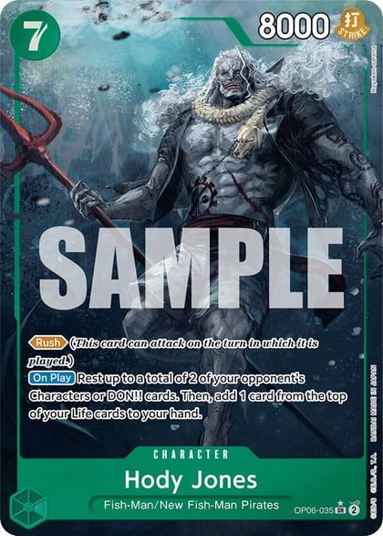 Hody Jones (035) (Alternate Art), Wings of the Captain OP06-035